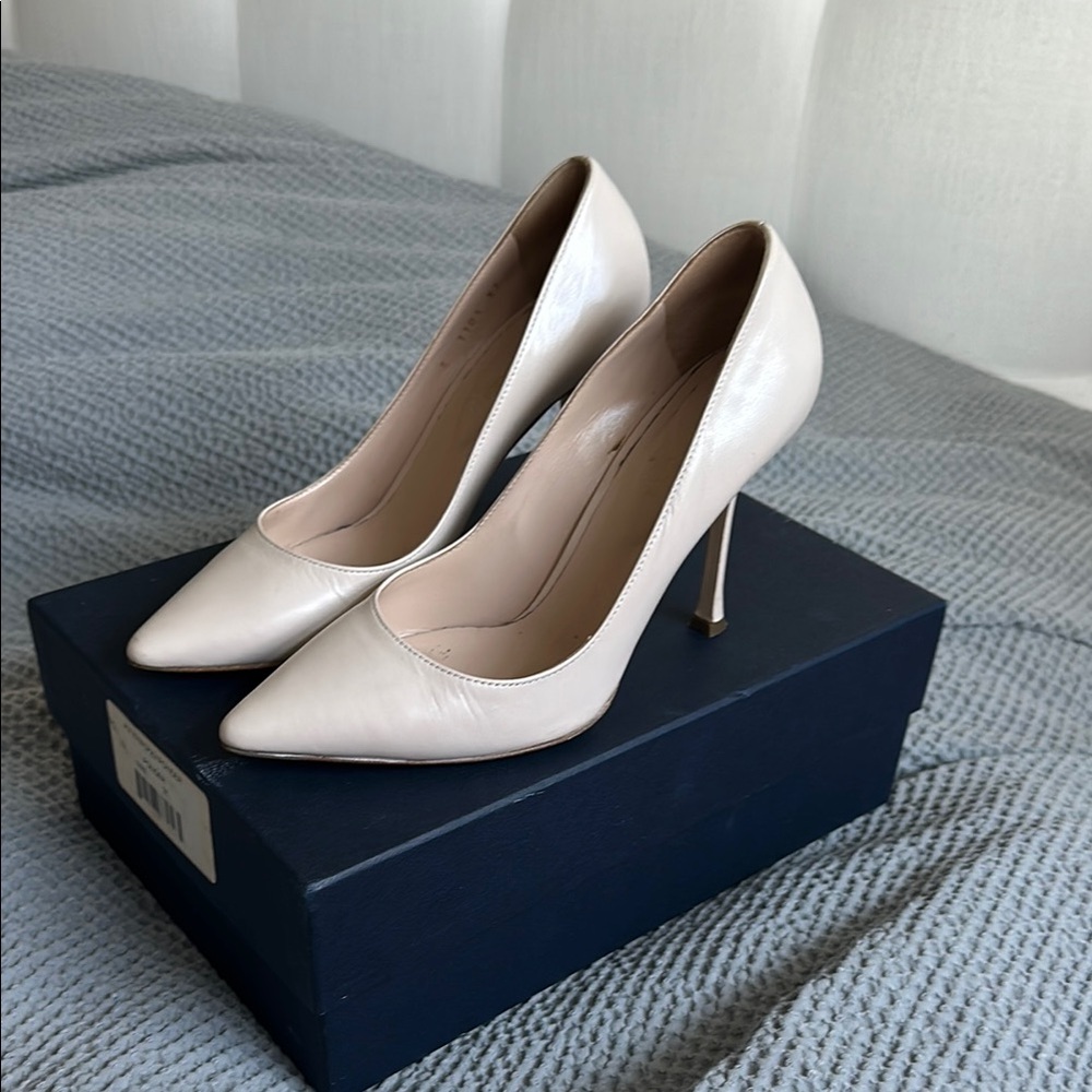 Sergio Rossi Beige High Heels 37